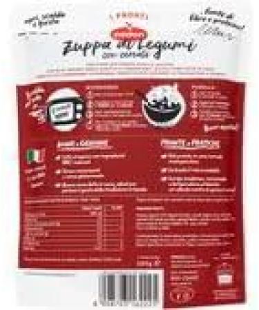  Italian Gourmet E.R. Pedon I Pronti Pack of 6 Legume Soups 300g + Gourmet Italian Pelati 400g - Buy Online on GoSupps.com