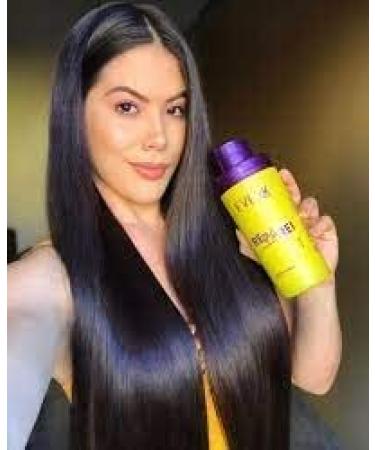 Everk Gold Brazilian Keratin Treatment 500ml | Progressive Brush | Straightening System | Thermal Sealing 650ml | Free Gifts Worth $30 - Buy Online on GoSupps.com