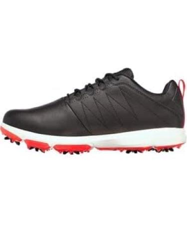 Skechers Men's Pro 4 Legacy Golf Shoes - 43 EU - Black Red | International Shipping Available - Buy Online on GoSupps.com