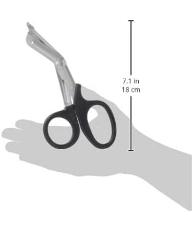 NCD Medical Bandage Scissors 17.8 cm Black | Prestige Medical | International Shipping Available - Buy Online on GoSupps.com