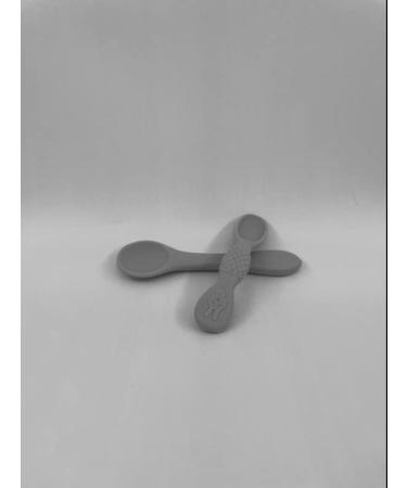 6-Piece Silicone LED Weaning Baby Feeding Set in Gray | BPA-Free, Dishwasher Safe - Buy Online on GoSupps.com