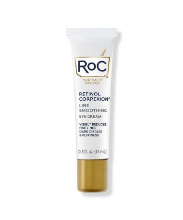 RoC Retinol Line Smoothing Anti Wrinkle for Dark Circles Eye Cream 0.5 oz
