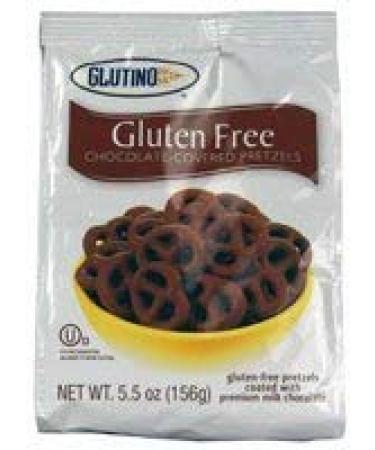 Glutino Gluten-Free Chocolate Covered Pretzels [6 Pack]