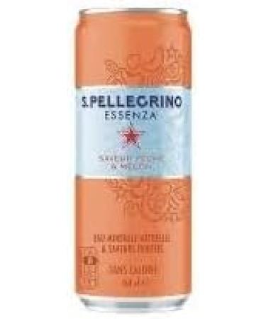 San Pellegrino Essenza Peach & Melon 24x33cl - Buy Online on GoSupps.com