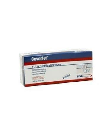 Coverlet Oval Spots Adhesive Dressing  1 1/4 Oval  100/Box 100 Count (Pack of 1)