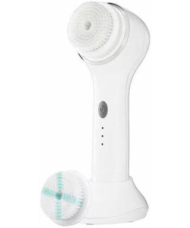 Conair True Glow Sonic Facial Brush Kit - Waterproof, Rechargeable, 2 Brush Heads, Cosmetic Pouch - Buy Online on GoSupps.com