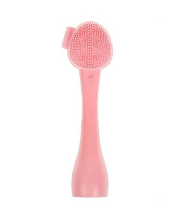 Intervion Silicone Cleansing Facial Brush Pink