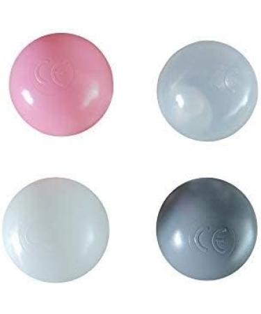 Koenig Tom Ballebad 24 - 100 Pink 6cm Baby Ball Bath Balls for Ball Pit | Perfect for Playtime - Buy Online on GoSupps.com
