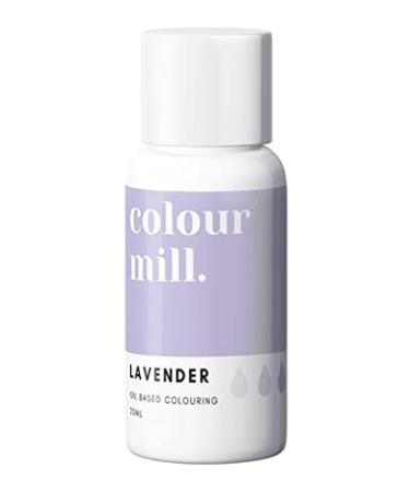 Colour Mill Oil Based Food Colouring 20ml Colours all Icings Chocolate Dough and more (Lavender)