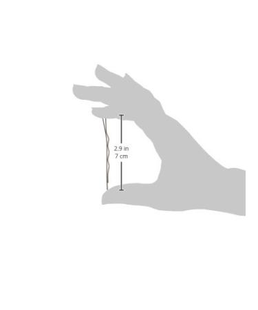 Efalock Professional Comtesse Wavy Hair Clips - Brown 7 cm | 100 Pieces Per Pack - Perfect for Salon & Home - Buy Online on GoSupps.com