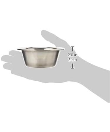Pet Platter Stainless Steel Pet Bowl 11 cm/4.5-Inch 11cm / 200ml 11cm / 200ml - Buy Online on GoSupps.com