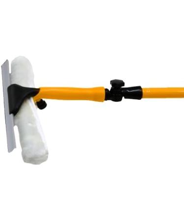 3.5m Heavy Duty Telescopic Window Cleaner Kit Professional Grade Extendable Pole Soft Head for Effortless Glass Cleaning Ideal for Windows Conservatories - Buy Online on GoSupps.com