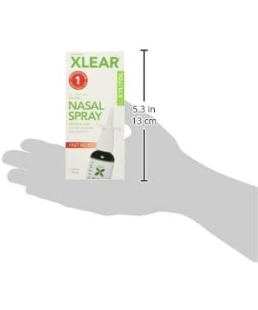 XLEAR Natural Saline Nasal Spray 1.5 Fl Oz - Single Pack - Buy Online on GoSupps.com