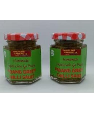 HOT-Padang Green Chilli Sauce/Sambal Lado Ijo 85g-NO PRESERVATIVE-HALAL(pack of 2) - Buy Online on GoSupps.com