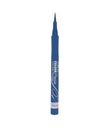 RIMMEL London Colour Precise Eyeliner No. 002 Blue, up to 24h hold, felt tip, 1 ml.