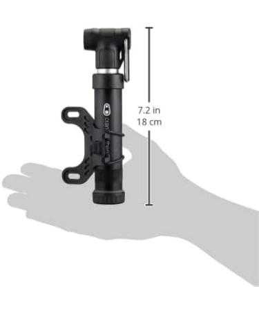 CRANKBROTHERS Gem Bike Hand Pump - Short/Long Dual Piston Pump for Presta/Schrader Valves - High Volume and High Pressure Pump - Midnight - Buy Online on GoSupps.com