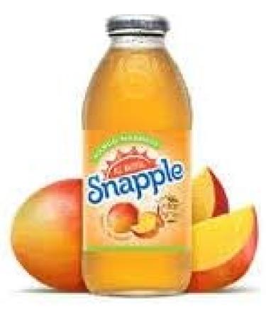 Snapple Mango 12 x 473 ML 5676 Milliliter Soft Drinks Mango Madness - Buy Online on GoSupps.com