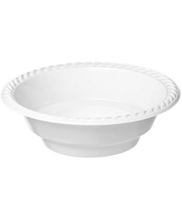 ProPack 1 50 Count Disposable Plastic 18 oz Heavy Weight Bowls - Ideal for Weddings, Parties, Office, School, Outdoor Events - White, Convenient for Take-out and Fast Food - Durable and Versatile (50 Bowls) - Buy Online on GoSupps.com