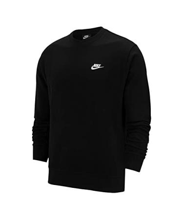 Nike Men's NSW Club Crew Medium Black/White