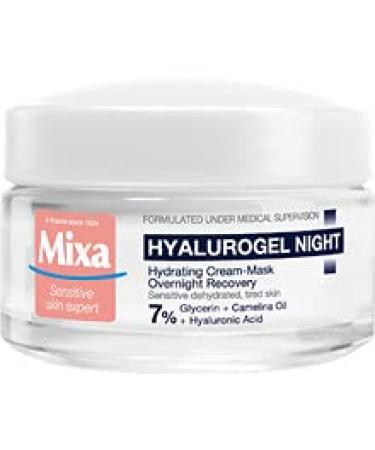 Mixa Hyalurogel Night Spray 5.3 fl oz Reusable Clear Glass