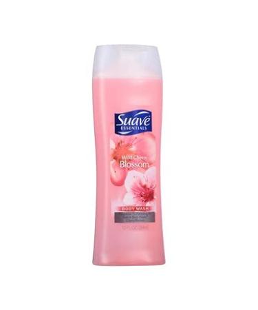 Suave Essentials Wild Cherry Blossom Body Wash 15oz - Pack of 2 | Hydrating Shower Gel - Buy Online on GoSupps.com