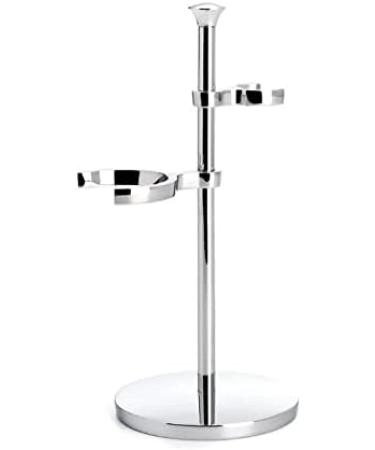 M hle 3-Part Shaving Set | Silberspitz Badger Brush & 5-Blade Razor | Chrome-Plated Metal Stand | eBonit Handle | Ideal for Gillette Foot - Buy Online on GoSupps.com