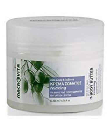 MACROVITA BODY BUTTER RELAXING OLIVE OIL & LAVENDER 200 ML.