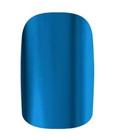 ELECTRIC BLUE - Jamberry Gel Strips - No Heat or Light Curing Required - Strong DIY Shellac Nails