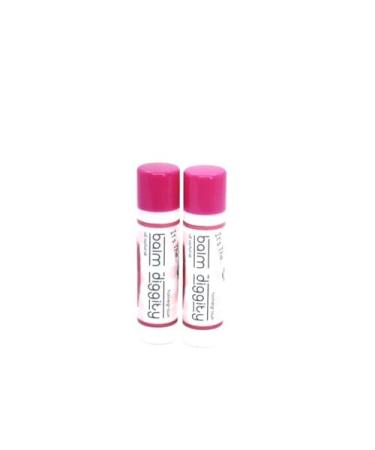 It's The Balm Diggity All-Natural Raspberry Lip Balm 2-pk handcrafted using only 5 pure ingredients 0.15 ounces per tube