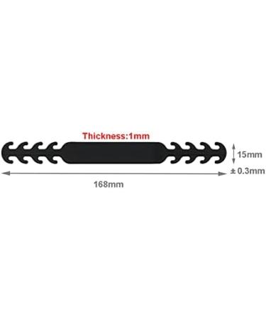 Adjustable Anti-Slip Ear Handles - Hair Band Fixers (5 Pcs) - Ear Pain Prevention - Blue - International Shipping Available - Buy Online on GoSupps.com