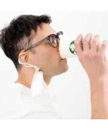 Anti-Slip Silicone Glasses Holder & Earphone Holder | Glagly Ringz White - Perfect for Glasses Sunglasses Ear Hooks & Masks - Buy Online on GoSupps.com