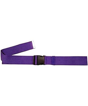 Gait Belt with Plastic Buckle by LiftAid - 60 x 2 Purple Transfer & Walking Aid for Therapists, Nurses & Home Care - Buy Online on GoSupps.com