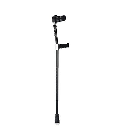SilteD Canes Crutch Armpit Arm Portable Aluminum Alloy Retractable Adjustable Walker Elbows