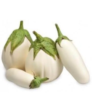 Seelans White Aubgrine | 500G | White Eggplant | 100% Fresh Vegetable | Indian Origin | Next Day Shipping