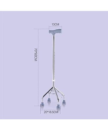 SilteD Canes Old Man Walking Stick Old Man Telescopic Adjustable Anti- Slip Four- Legged Crutches Disabled Four- Legged Walking Stick - Buy Online on GoSupps.com