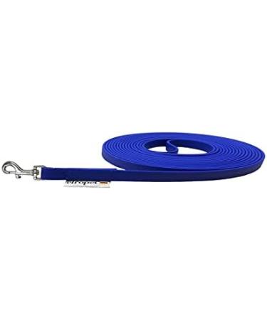 Buy Towline Biothane Dog Leash for Small Dogs - 9mm 2m/3m/5m/10m/15m Options Durable & Comfortable Blue - Buy Online on GoSupps.com
