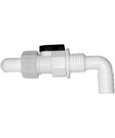 Aerator Spray Head / Wash Down Combo Fittings White
