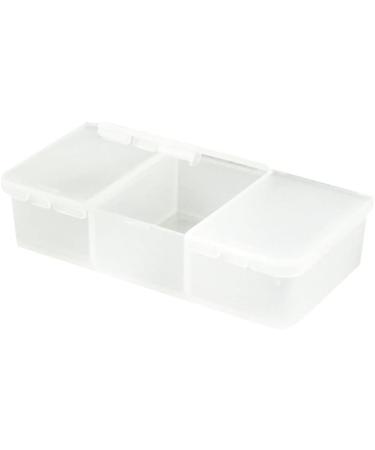 Com-Four 7-Day Drug Doser | Weekly Pill Organizer with 3 Compartments | Dark Blue Medication Box for Morning Lunch & Evening Doses - Buy Online on GoSupps.com