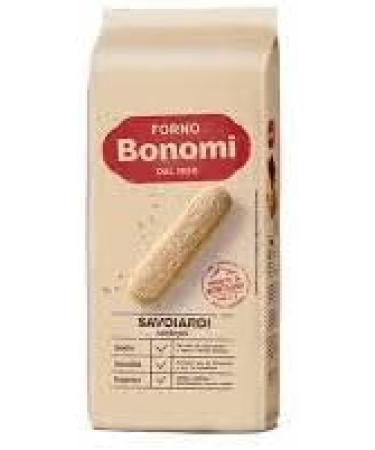 Forno Bonomi Savoiardi - 400g x 6 | Authentic Italian Ladyfingers | Tiramisu Excellence | Desserts with Authenticity | Italian Dessert Magic | Italy's Finest Ladyfingers - Buy Online on GoSupps.com