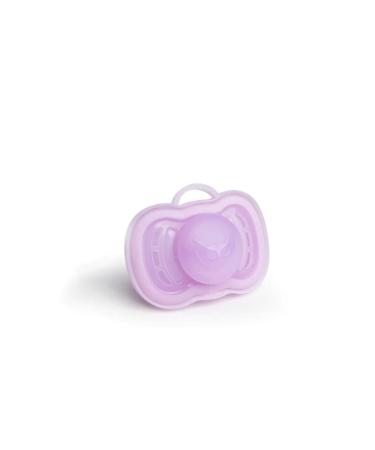 Herobility Pacifiers for 6 - 12 Month Baby Purple |BPA Free Thin & Soft Silicone Material Large Air Verts |Easy to Clean & Hygienic Purple 6+M