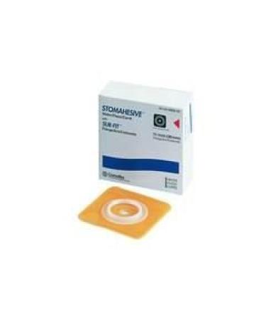 SUR-FIT Natura Flexible Skin Barrier - Barrier Size: 5 x 5" - Flange/Pouch: 2 1/4" - Pre-Cut: 1 3/4" - Box of 10