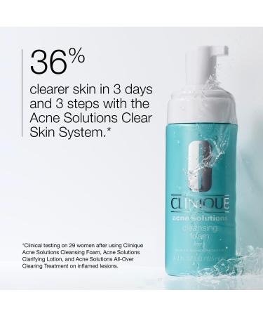 Discover Clinique Acne Solutions Cleansing Foam Face Wash 4.2 oz - Elevate Your Style Instantly! - Buy Online on GoSupps.com