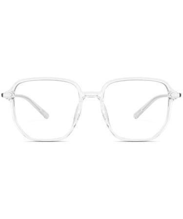 Zhuyiqz Oversized Reading Glasses | Clear View Presbyopic Computer Readers | Anti-Blue Light & Flat Light Mirror | Size +250 Color C4 - Shop Now! - Buy Online on GoSupps.com