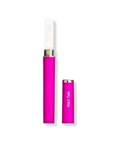 Nail Tek Crystal Nail File w/Fuchsia Case