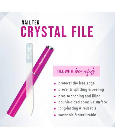 Nail Tek Crystal Nail File w/Fuchsia Case - Transform Your Style with the Best Innovation Today! - Buy Online on GoSupps.com