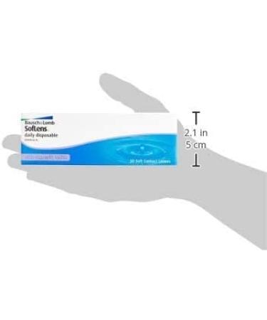 Bausch + Lomb Soflens Daily 30-Pack Spherical Contact Lenses | Soft Daily Lenses (BC 8.6mm Dia 14.2mm) - International Shipping Available - Buy Online on GoSupps.com