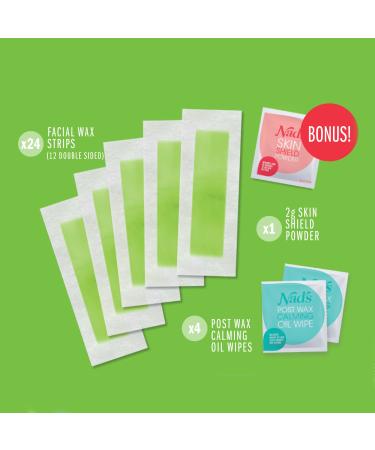Discover Nads Natural Facial Wax Strips 24 ct - Elevate Your Style Instantly! - Buy Online on GoSupps.com