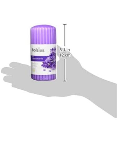 Buy Bolsius Ribbed Column Candle - Lavender 120/58 mm Purple Wax - Perfect for Home Decor | International Shipping Available - Buy Online on GoSupps.com