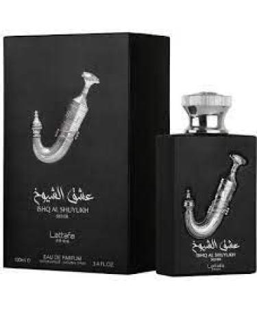 Lattafa Ishq Al Shuyukh Eau De Parfum 100ml Long Lasting Luxury Perfume | Imported Premium Scent Blended with Oud & Musk Fragrances | Set Perfume (Ishq Al Shuyukh Silver) Musk 1.7 Fl Oz (Pack of 2)