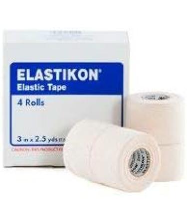 Johnson & Johnson Elastikon Elastic Tape 3 x 2.5 Yards (3 Rolls) | First Aid Tape - Buy Online on GoSupps.com